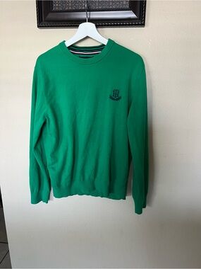 Tommy Hilfiger Emerald Green Crewneck Sweater